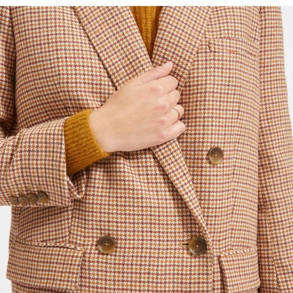 EVERLANE The Oversized Double-Breasted Blazer Sz 12 - Picture 6 of 15